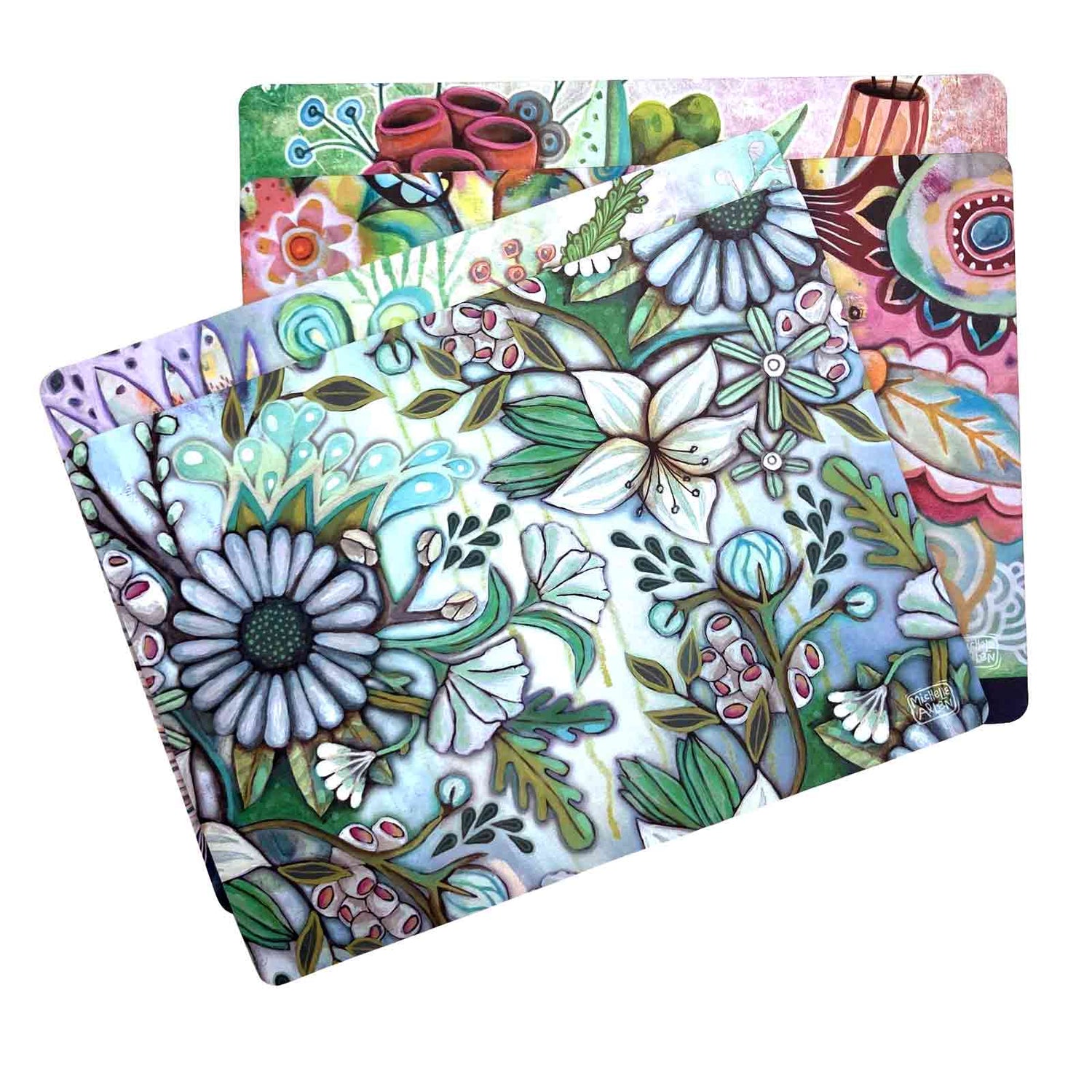 Bountiful Blooms Set of 4 Placemats - Allen Designs