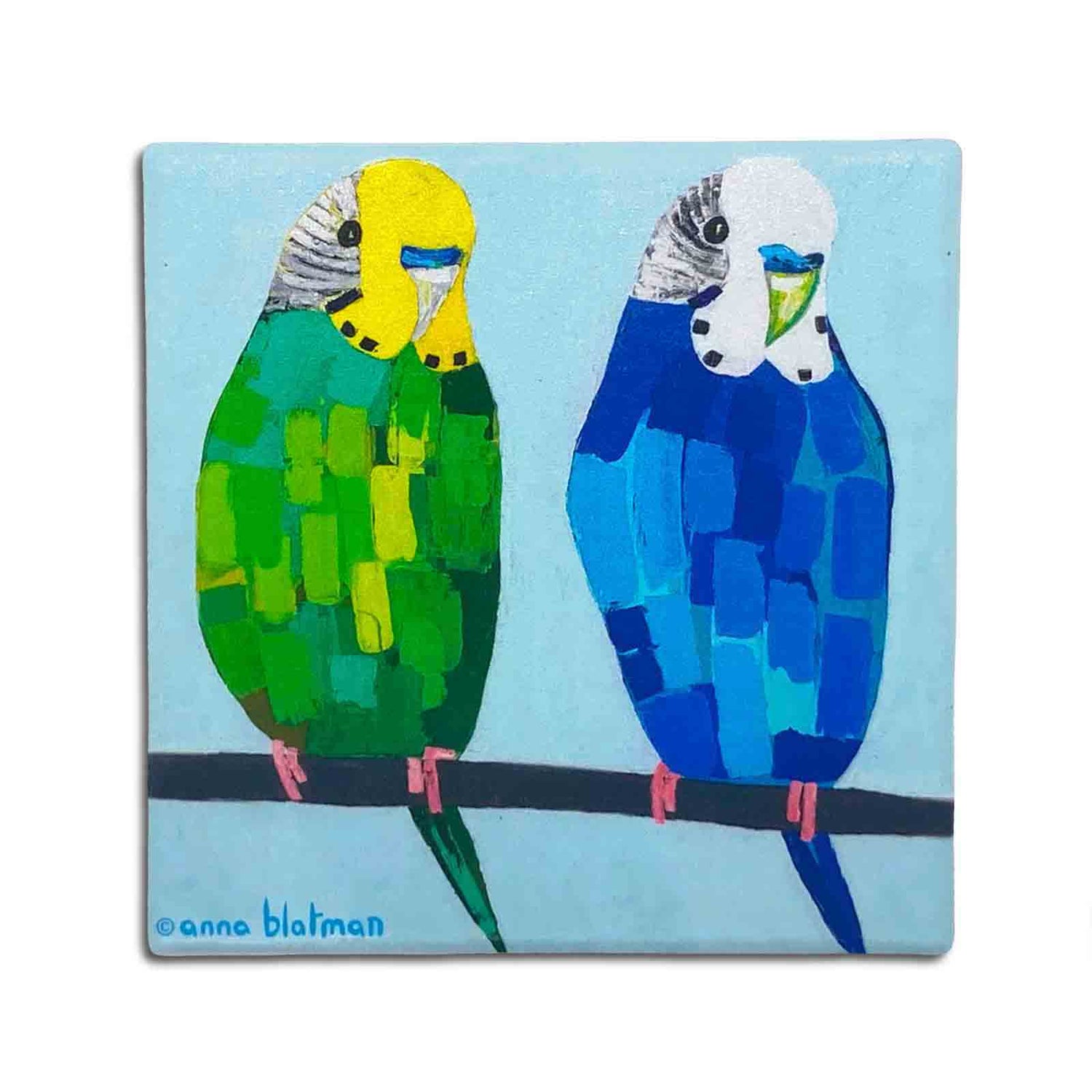 Anna Blatman Byron &amp; Bruno single stone coaster
