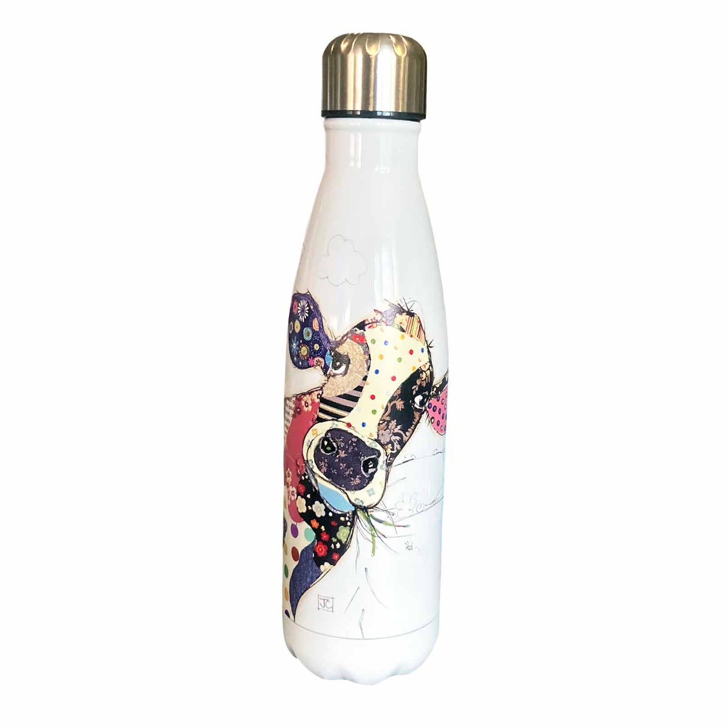 Bug Art Kooks Connie Cow - 600ml Stainless Steel Water Bottle