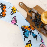Butterflies 100% cotton tea towel – absorbent kitchen towel designed in Australia