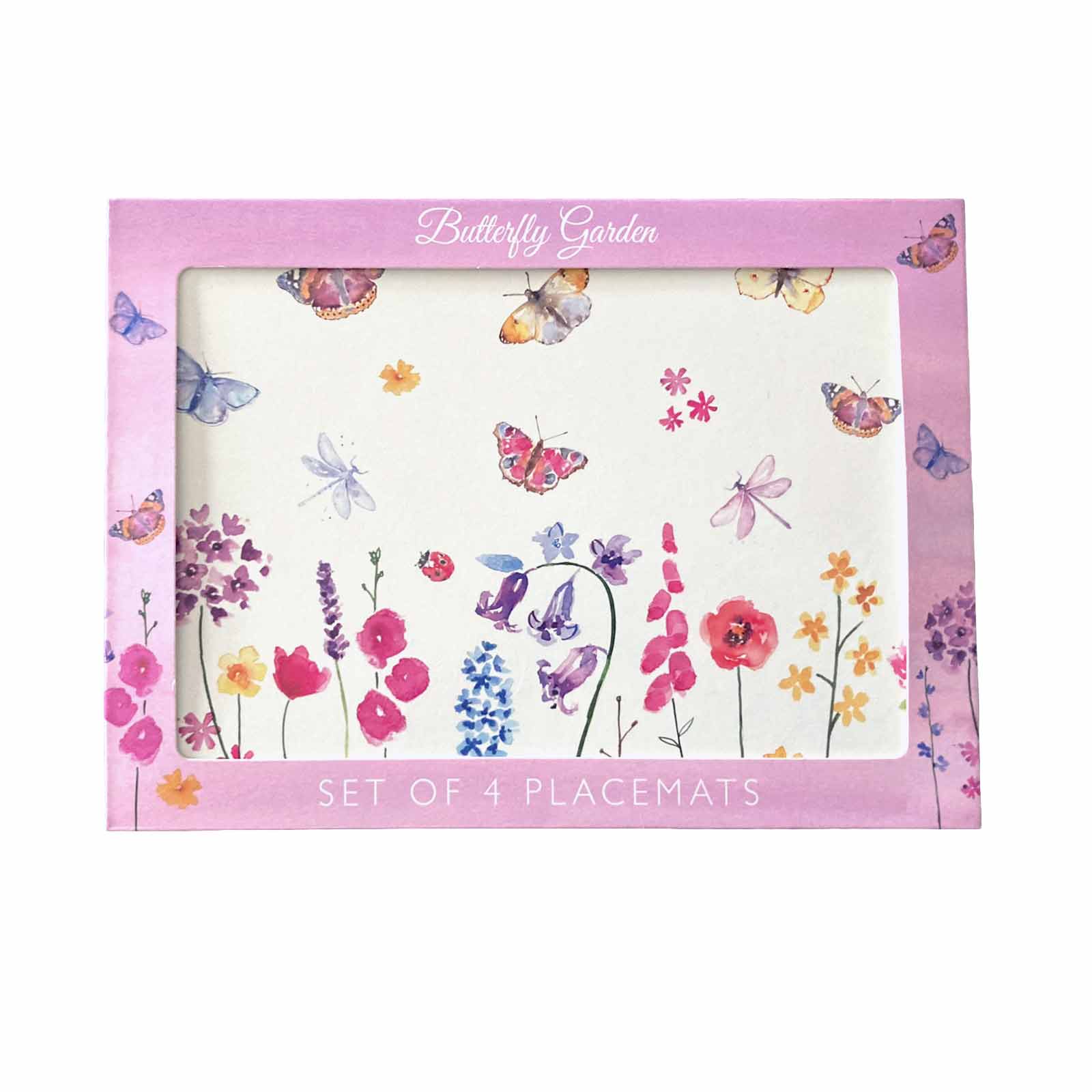 Butterfly Garden Placemats Set of 4