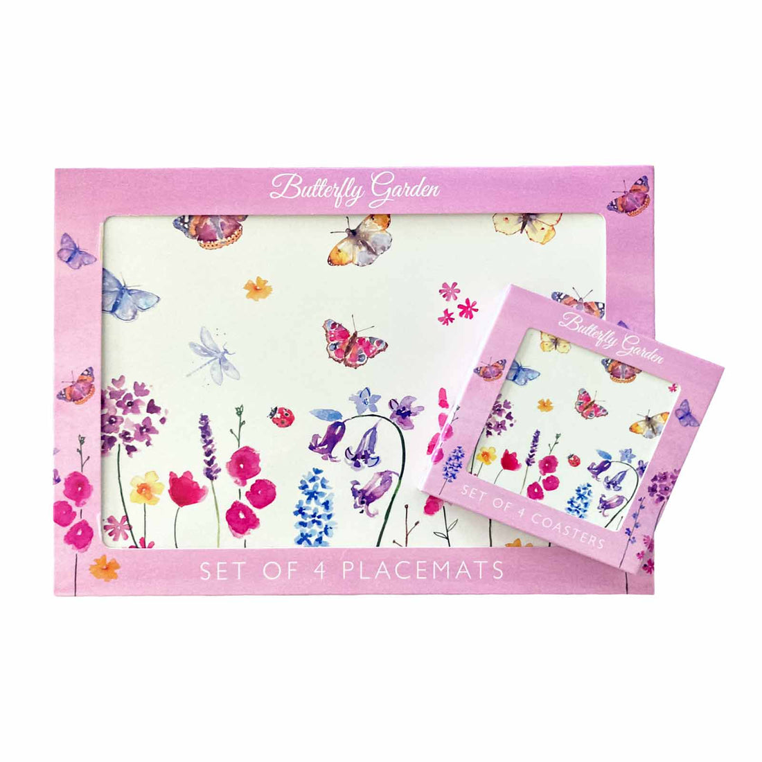Butterfly Garden Placemats and Coasters Set of 4