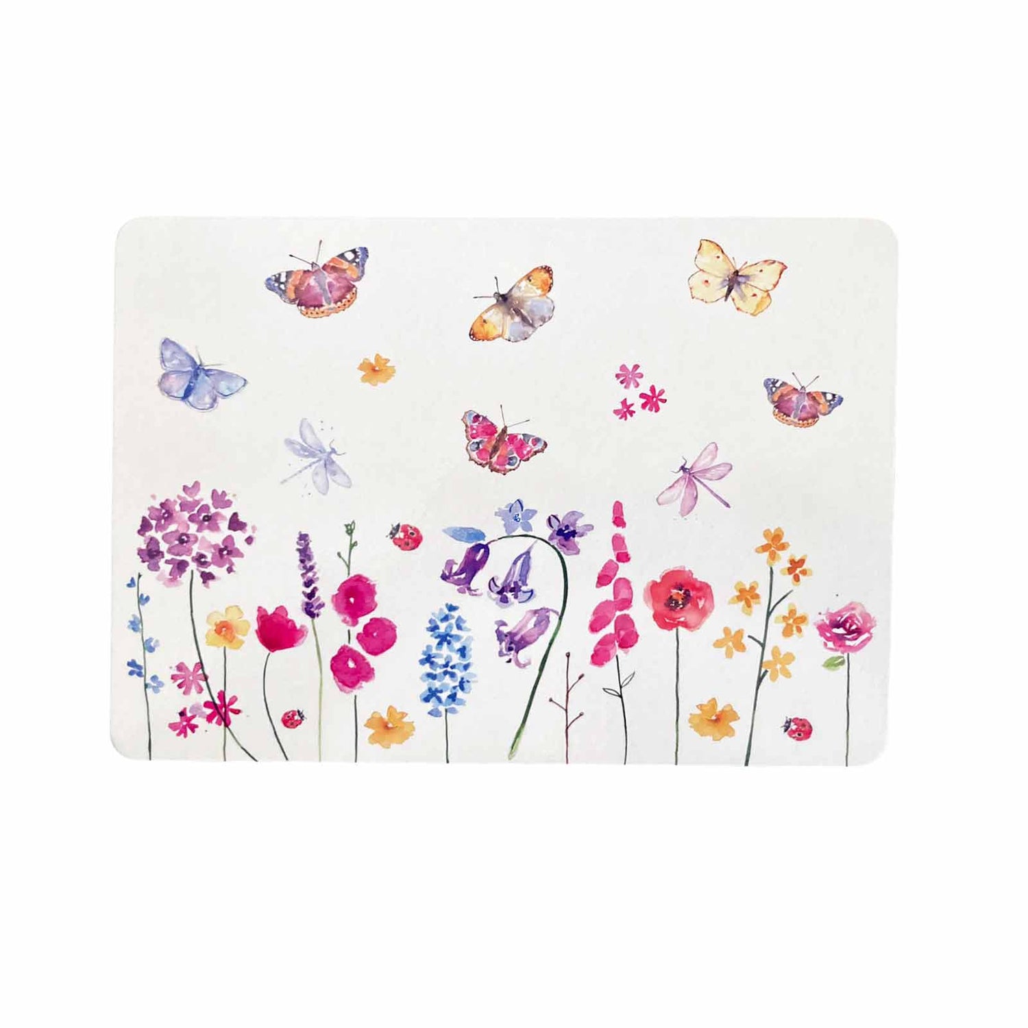 Butterfly Garden Placemats Set of 4