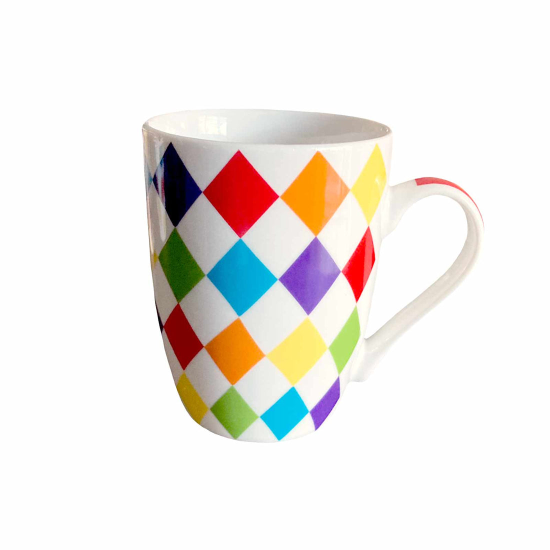 Carnival Set of 4 Bone China Coffee Mugs