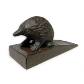 Cast iron Australian Echidna Metal Wedge Door Stop 