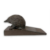 Cast iron Australian Echidna Metal Wedge Door Stop 
