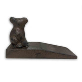Australian Koala Metal Cast Iron Door Stop Wedge