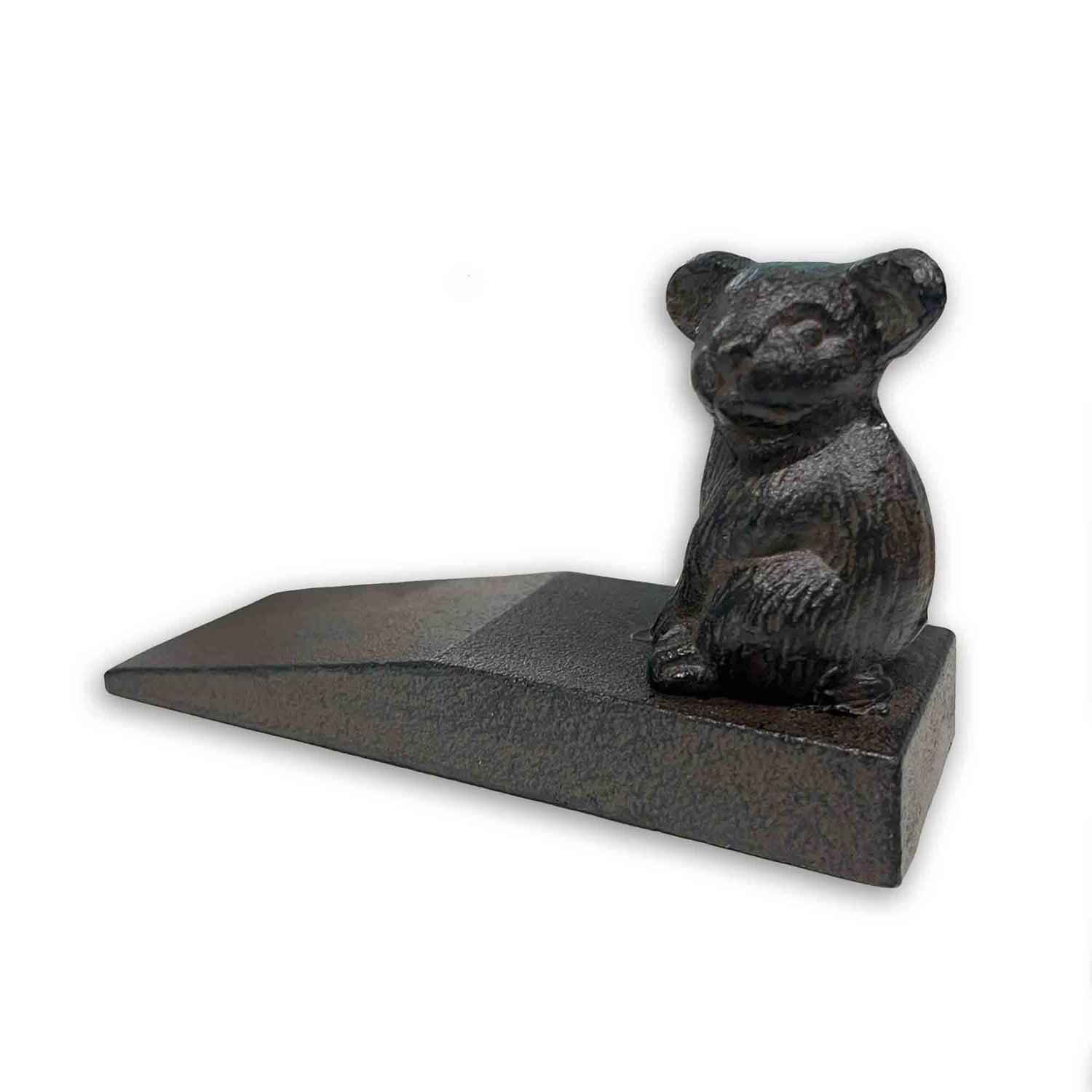 Australian Koala Metal Cast Iron Door Stop Wedge