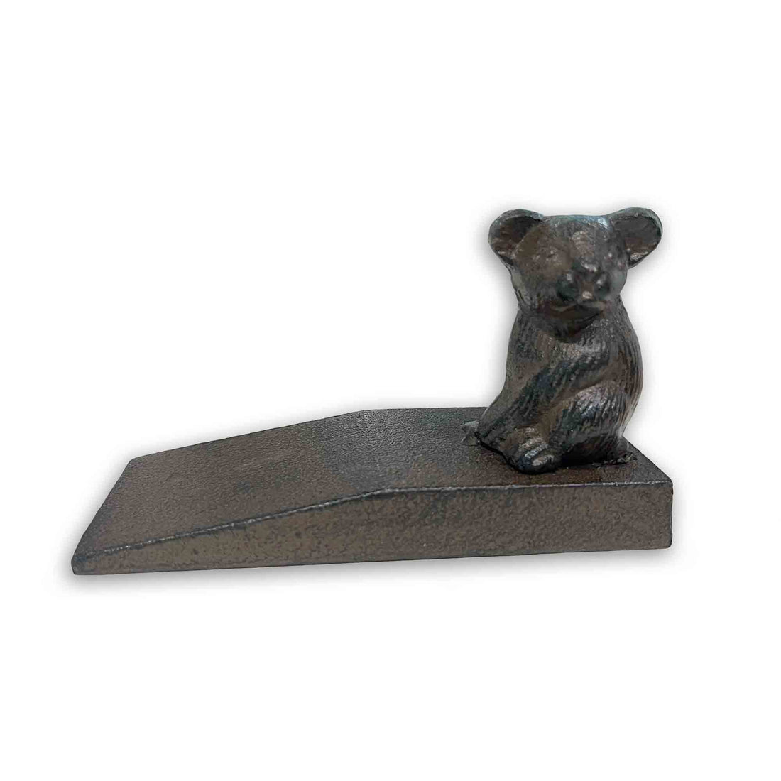 Australian Koala Metal Cast Iron Door Stop Wedge