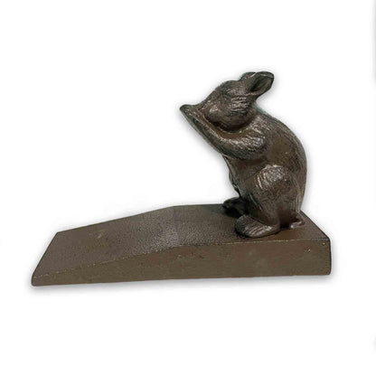 Australian Possum Metal Cast Iron Door Stop Wedge