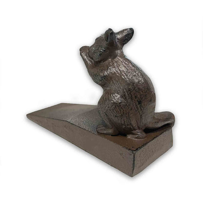 Australian Possum Metal Cast Iron Door Stop Wedge
