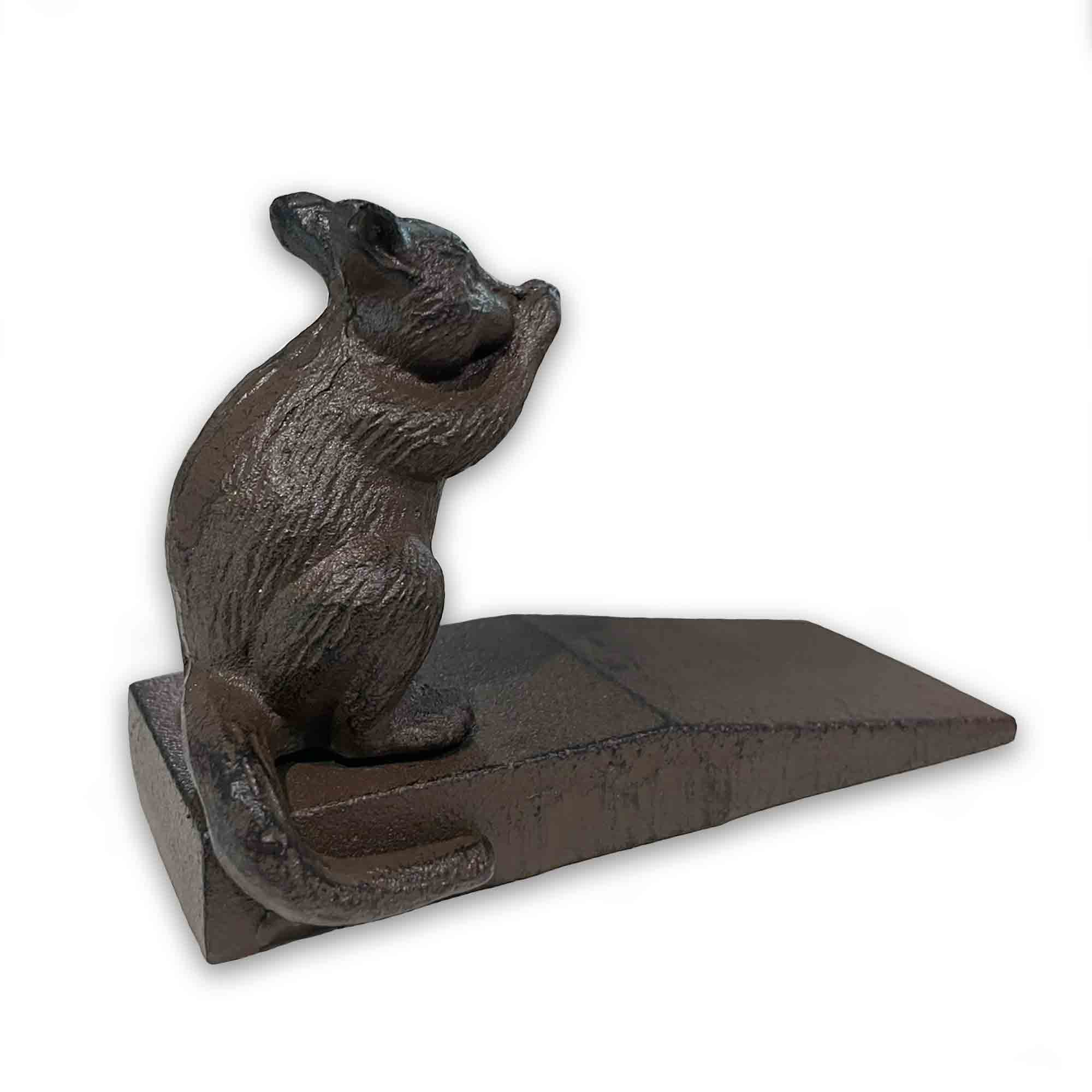 Possum Cast Iron Metal Door Stop Wedge