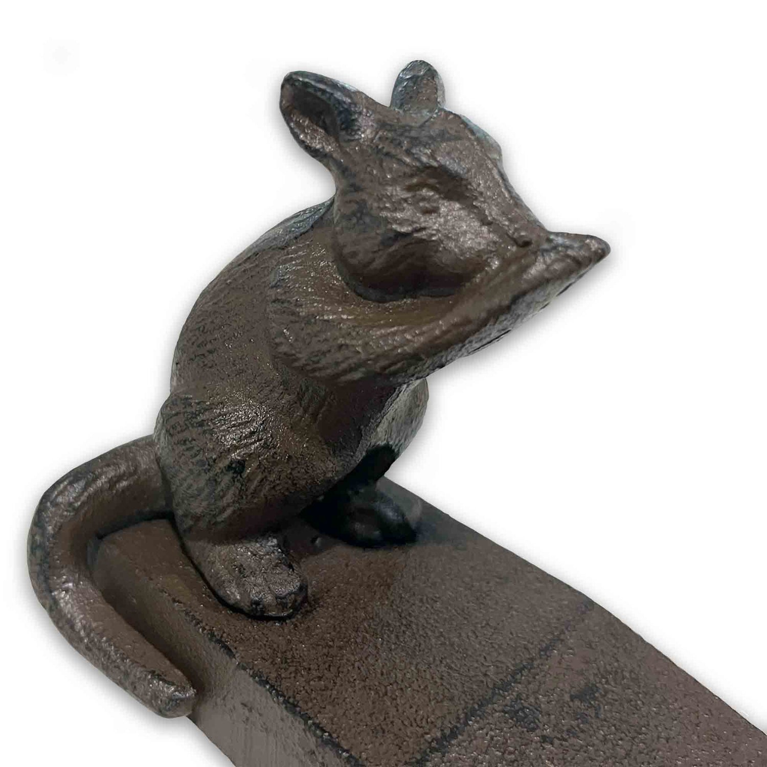 Possum Cast Iron Metal Door Stop Wedge