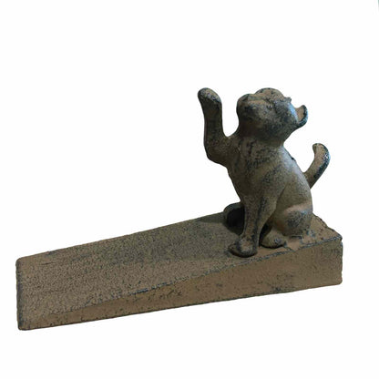 Cat Cast Iron Wedge Door Stop
