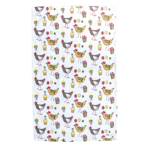 CHICKENS 100% Cotton Tea Towel