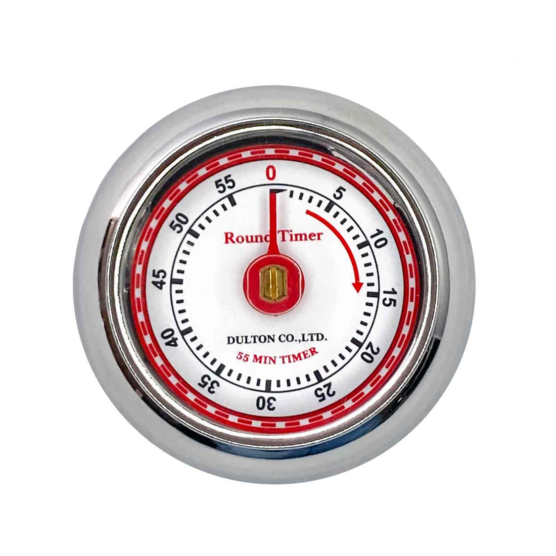 Chrome Dulton Magnetic Metal Mechanical Kitchen Timer