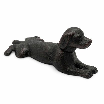 Cast Iron Dog Doorstop / Door Wedge
