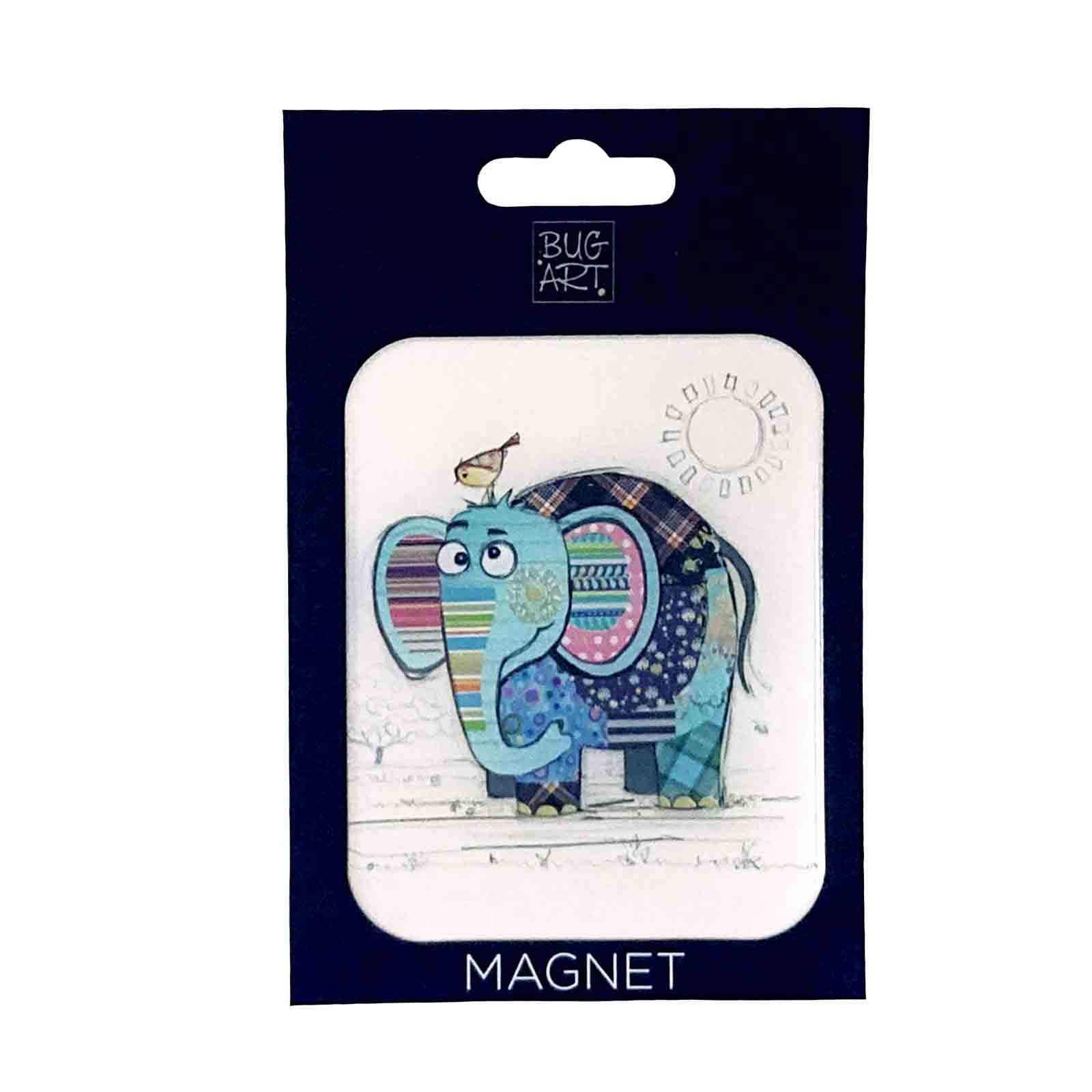 Eric Elephant Bug Art Kooks Large Magnet