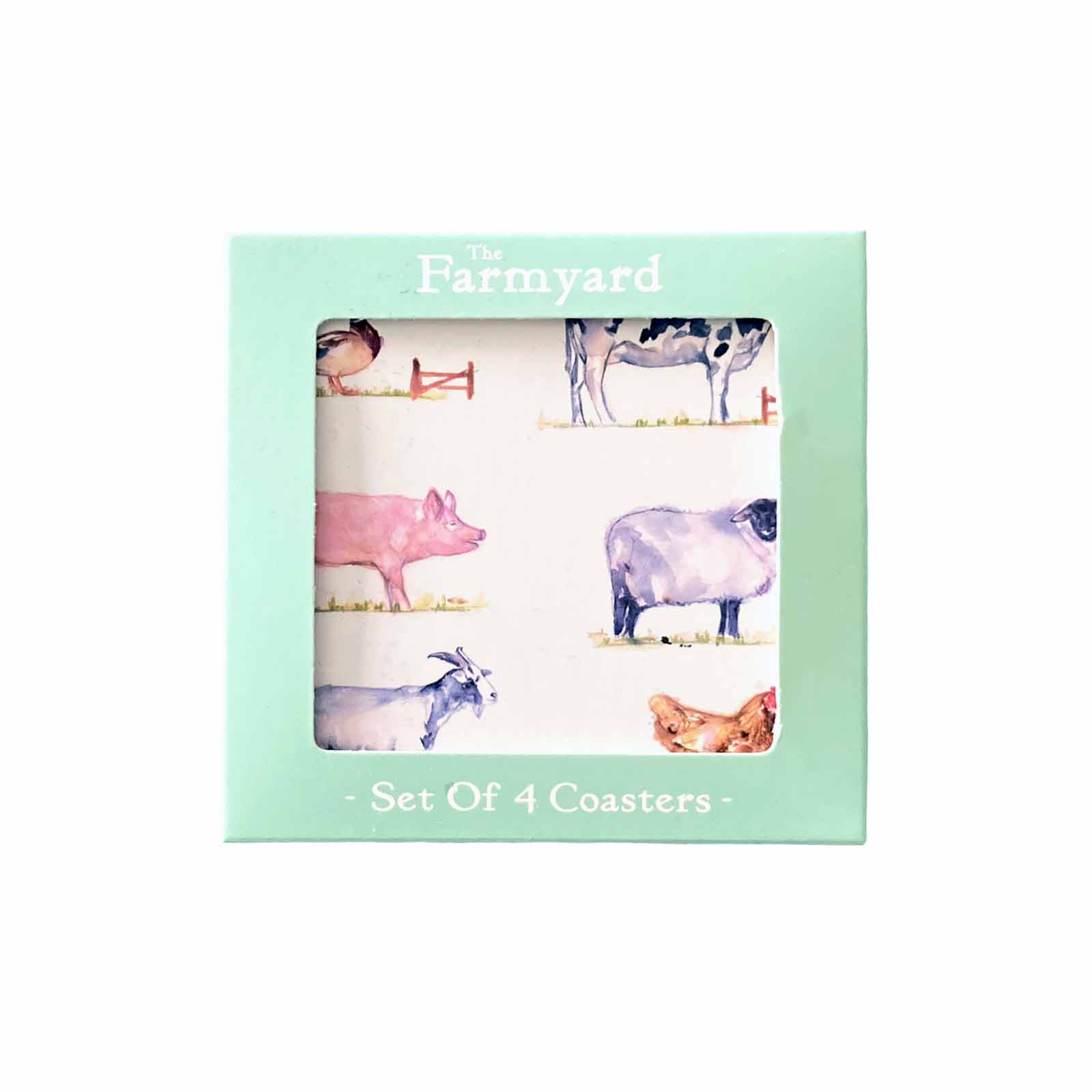 The Farmyard Coasters Set of 4