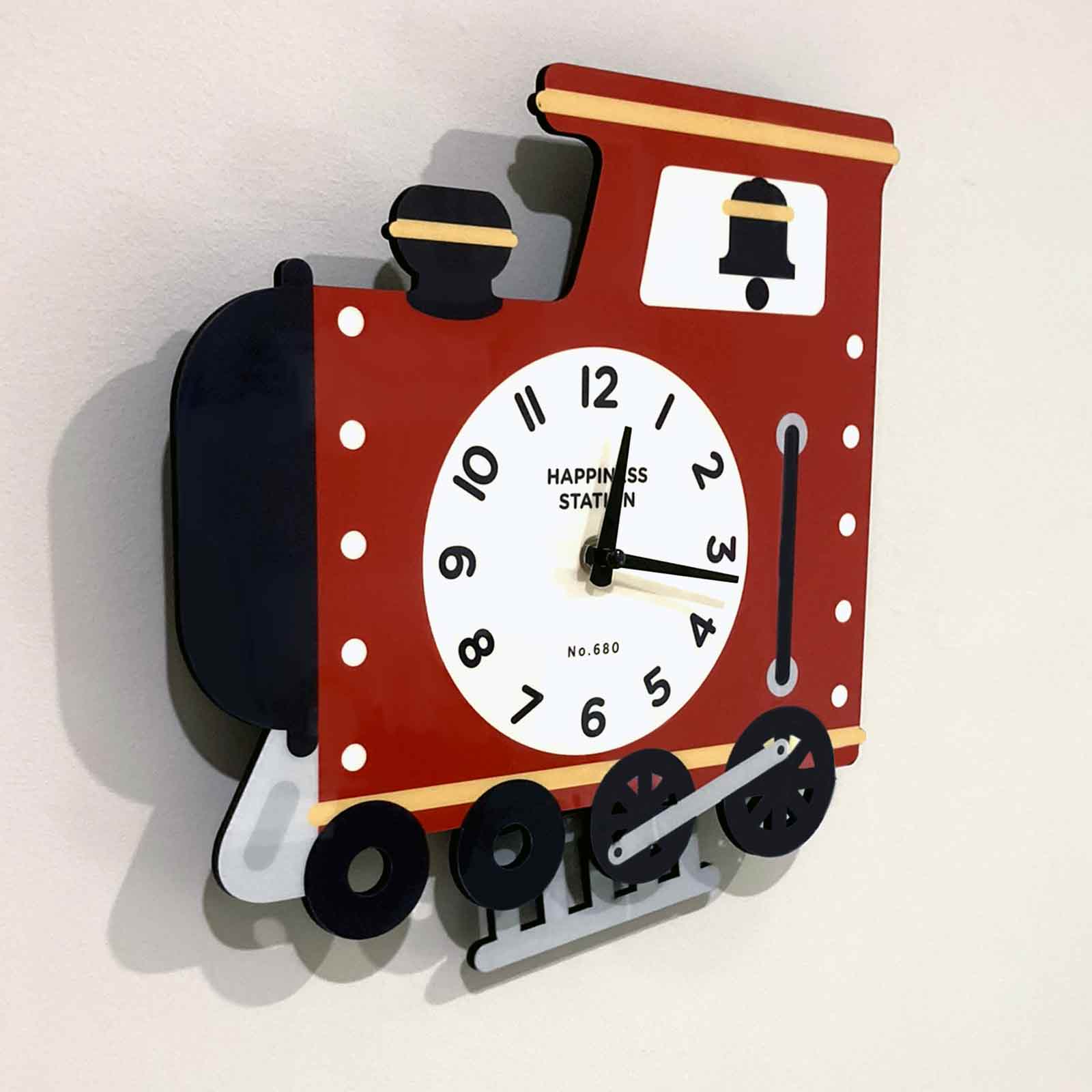 Fire Engine Pendulum Wall Clock