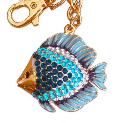Tropical Fish - Australian Animal &quot;Aussie Bling&quot; Metal Keyring