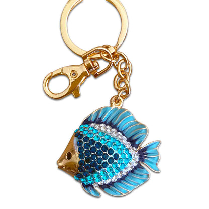 Tropical Fish - Australian Animal &quot;Aussie Bling&quot; Metal Keyring