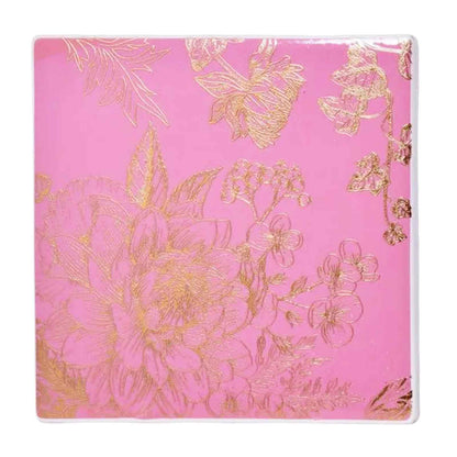 Florabella Pink Bone China Coasters Set of 4