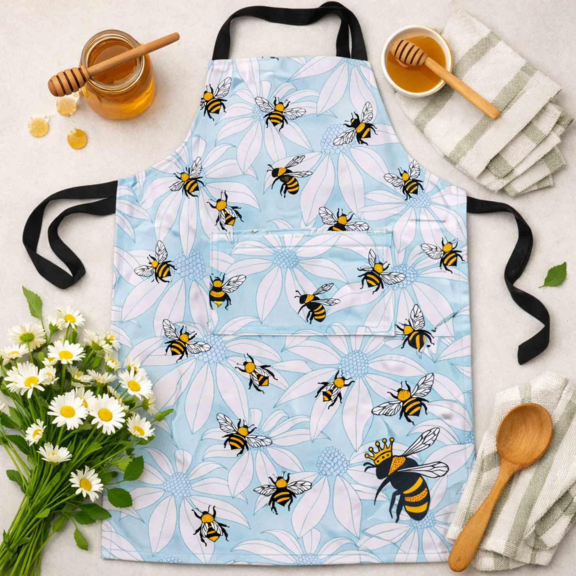 FLOWER BEES Heavy Drill Apron