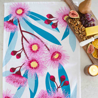 Flowering Gum 100% Cotton Tea Towel