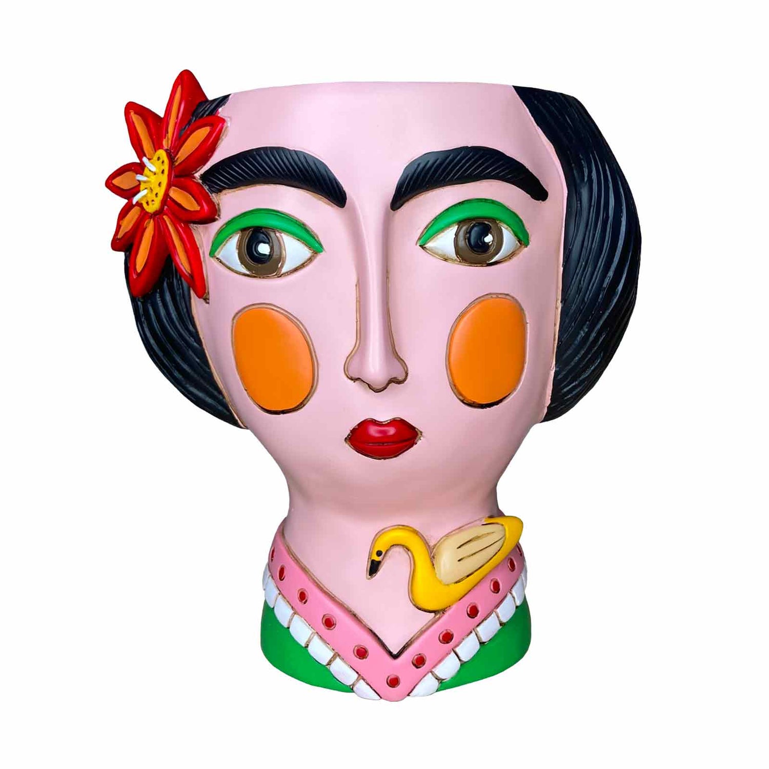 frida kahlo planter pot FRIDA KAHLO Planter Allen Designs