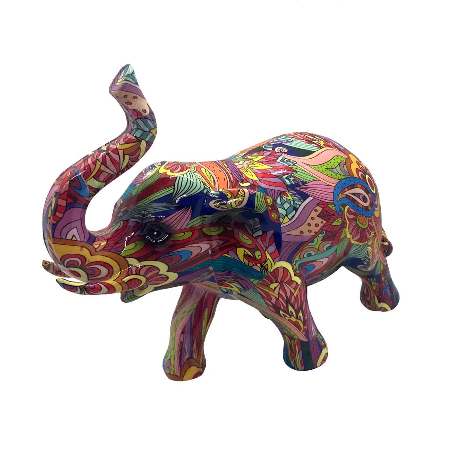 Groovy Art Resin Elephant