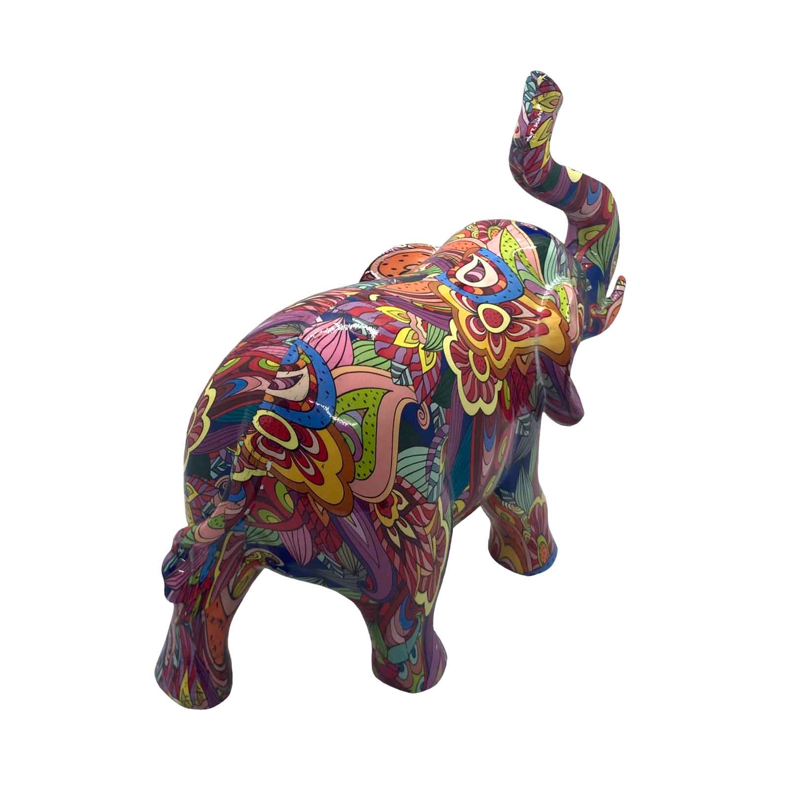 Groovy Art Resin Elephant