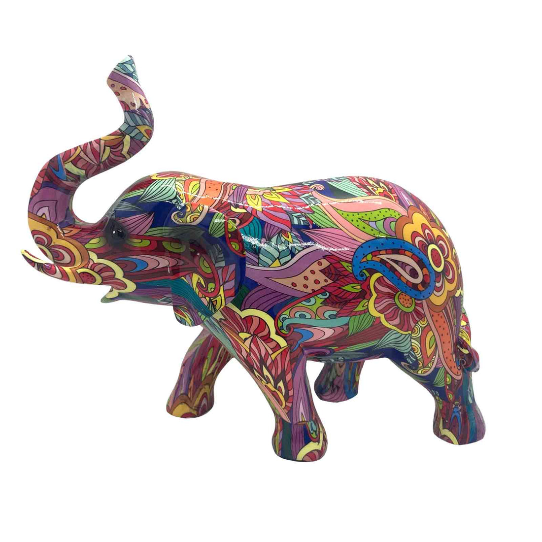 Groovy Art Resin Elephant