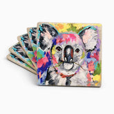 Amanda Brooks - Good Morning Koala stone coaster
