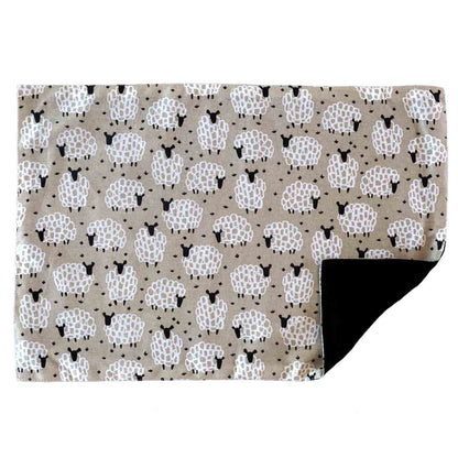Grey Sheep 100% Cotton Fabric Placemat - Set of 4