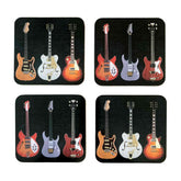 Guitars Set of 4 cork coasters