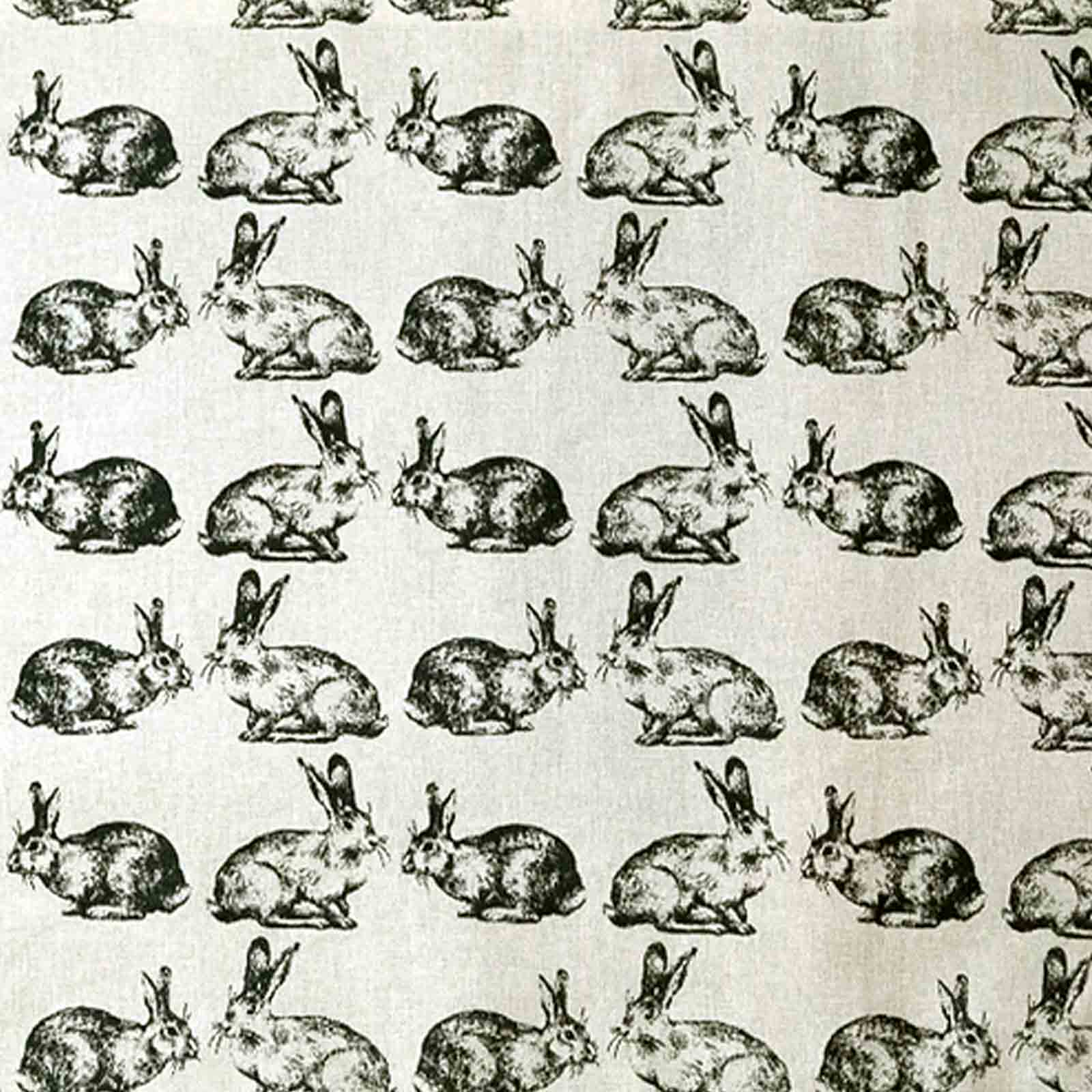 Hare 100% Cotton Fabric Placemats - Set of 4