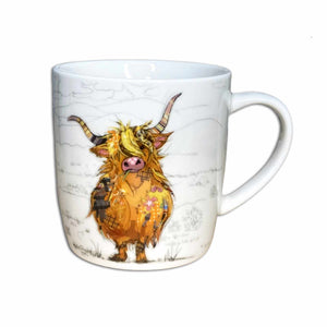 Bug Art Kooks Highland Hamish Fine China Coffee Mug