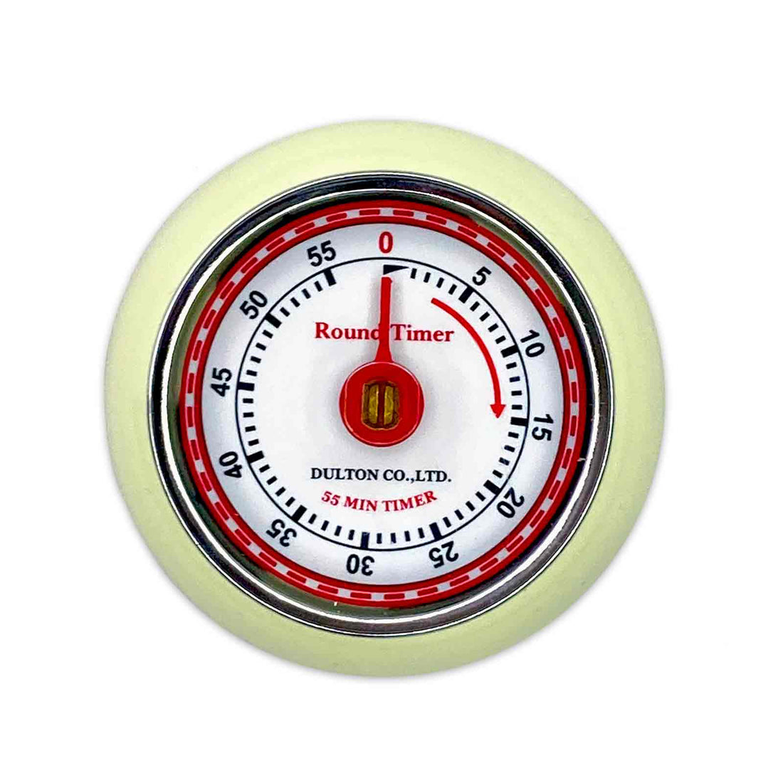 Ivory Dulton Magnetic Metal Mechanical Kitchen Timer