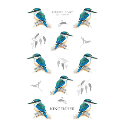 Jeremy Boot Kingfisher Birds of Australia 100% Cotton Tea Towel