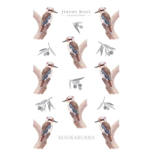 Jeremy Boot - Kookaburra - Birds of Australia 100% Cotton Tea Towel