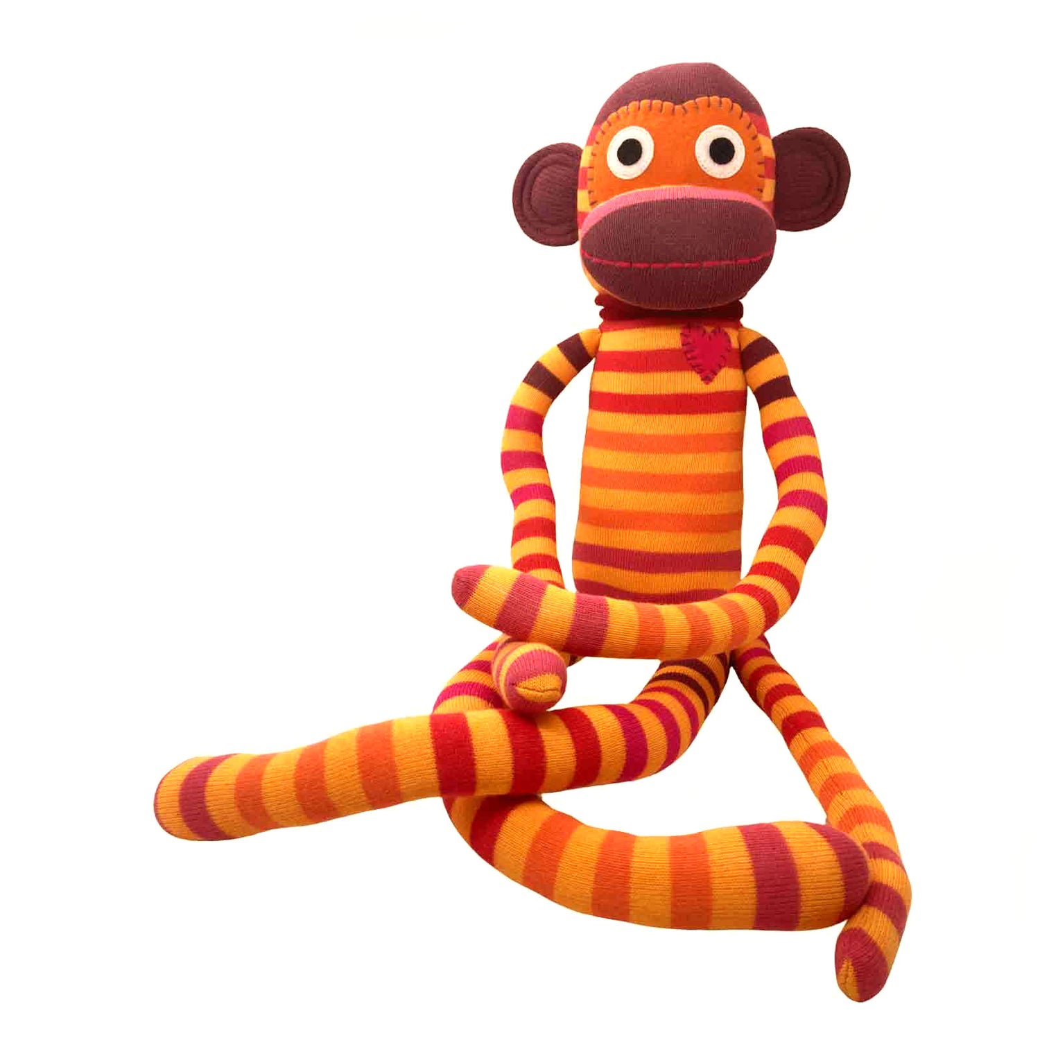 Jules the Sock Monkey - cute and cuddly available now