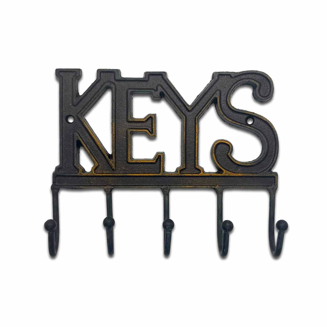 Cast Iron KEYS Key and Coat Hook
