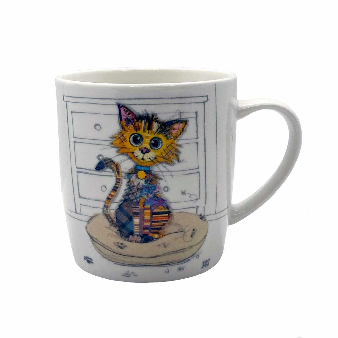 Bug Art Kooks Kimba Kitten Gift Boxed Fine China Coffee Mug