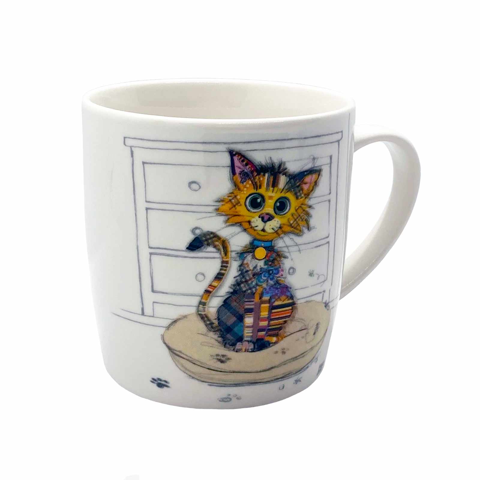 Bug Art Kooks Kimba Kitten Gift Boxed Fine China Coffee Mug