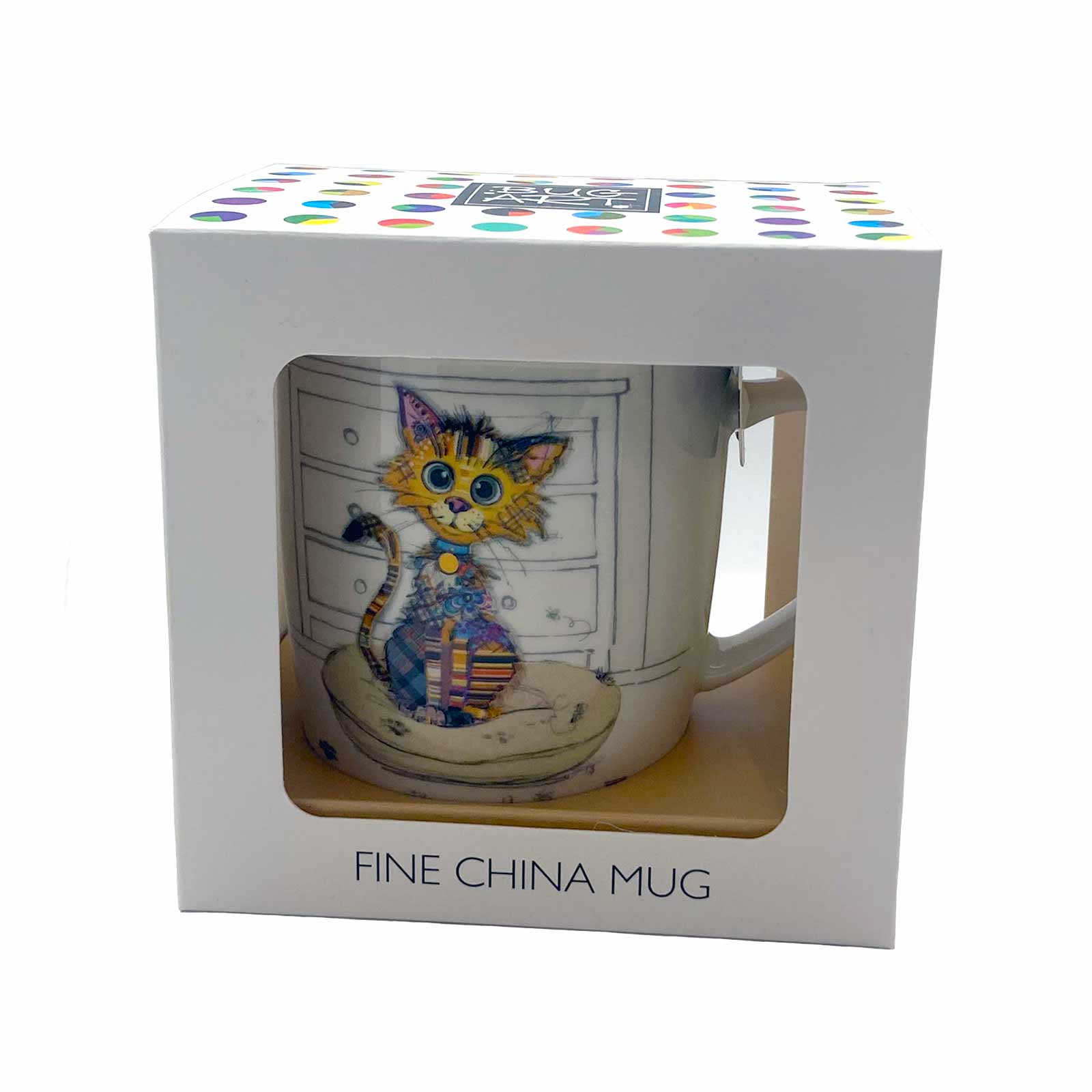 Bug Art Kooks Kimba Kitten Gift Boxed Fine China Coffee Mug