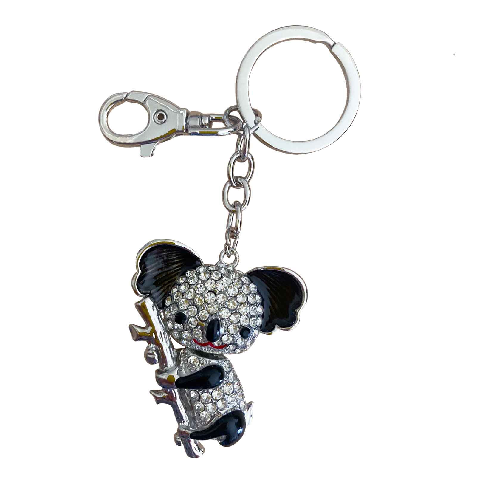 Koala - Australian Animal &quot;Aussie Bling&quot; Metal Keyring