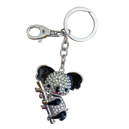 Koala - Australian Animal &quot;Aussie Bling&quot; Metal Keyring