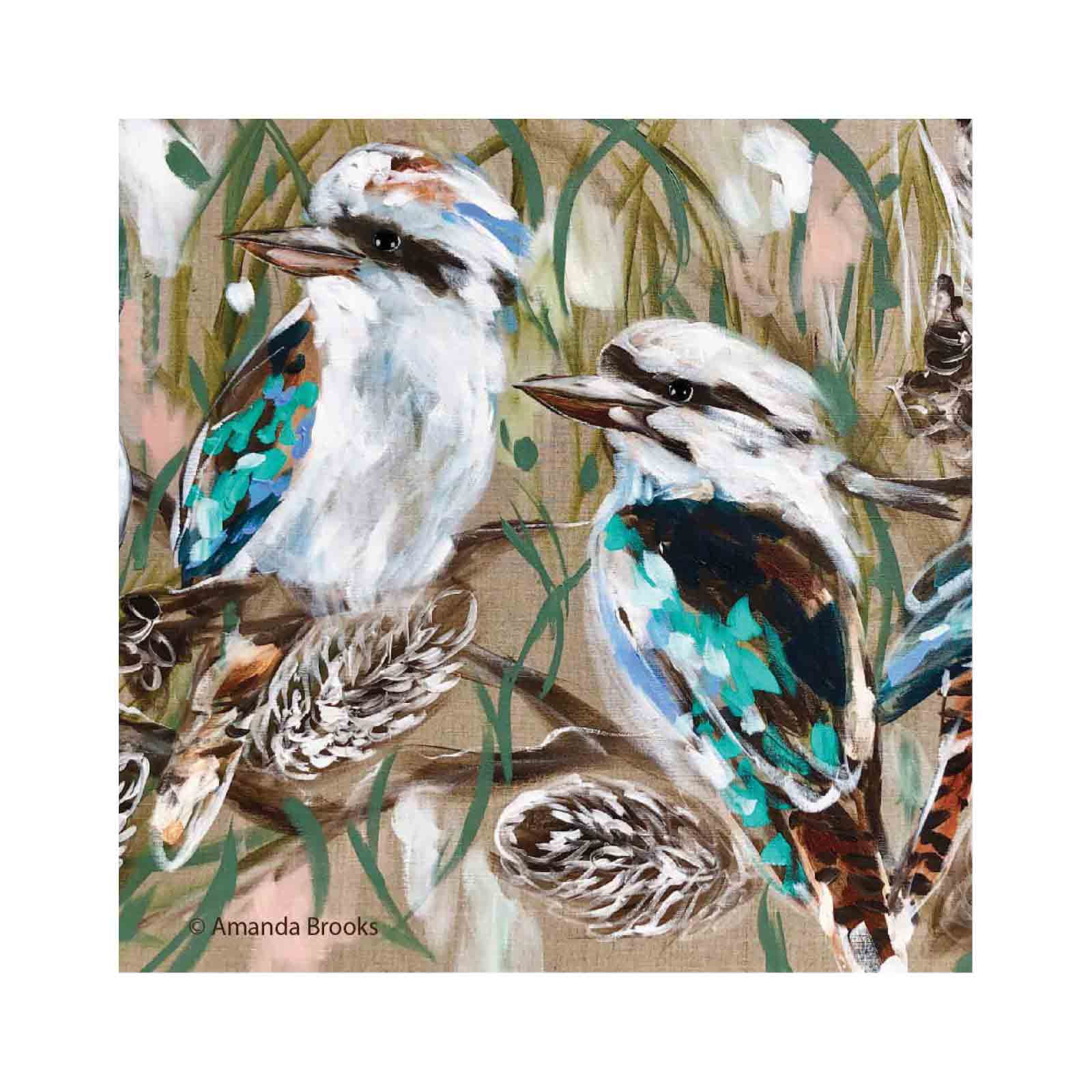 Kookaburra &amp; Banksia Placemats / Coasters