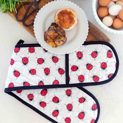 Ladybird 100% Cotton Double Oven Glove